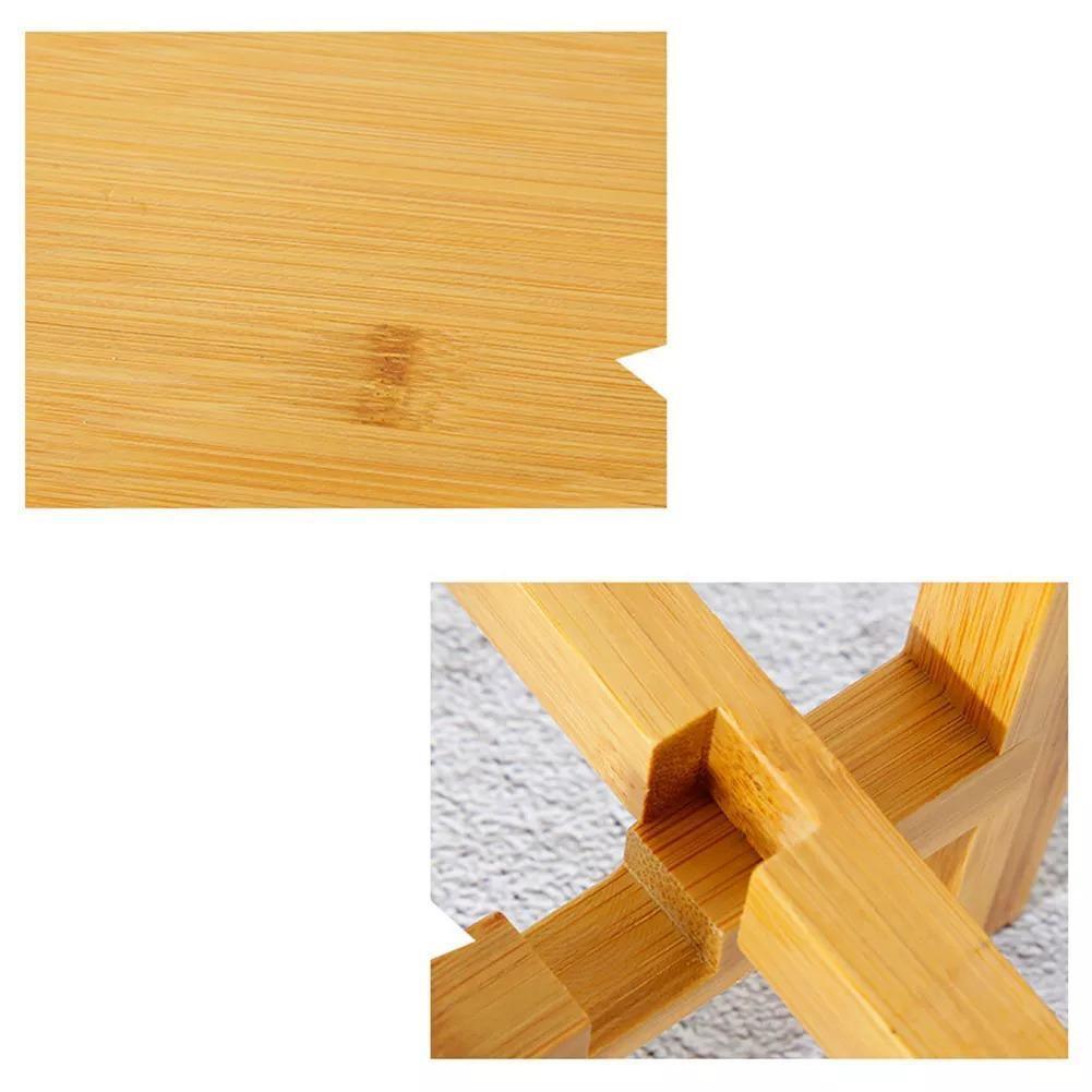 EcoHaven Bamboo Wood Plant Stand