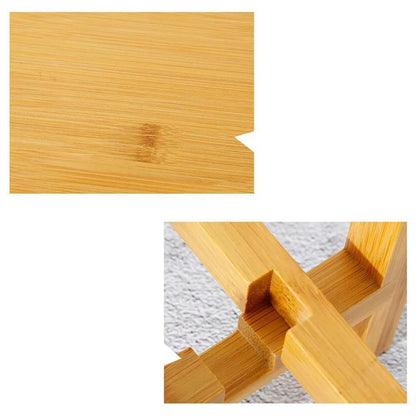 EcoHaven Bamboo Wood Plant Stand