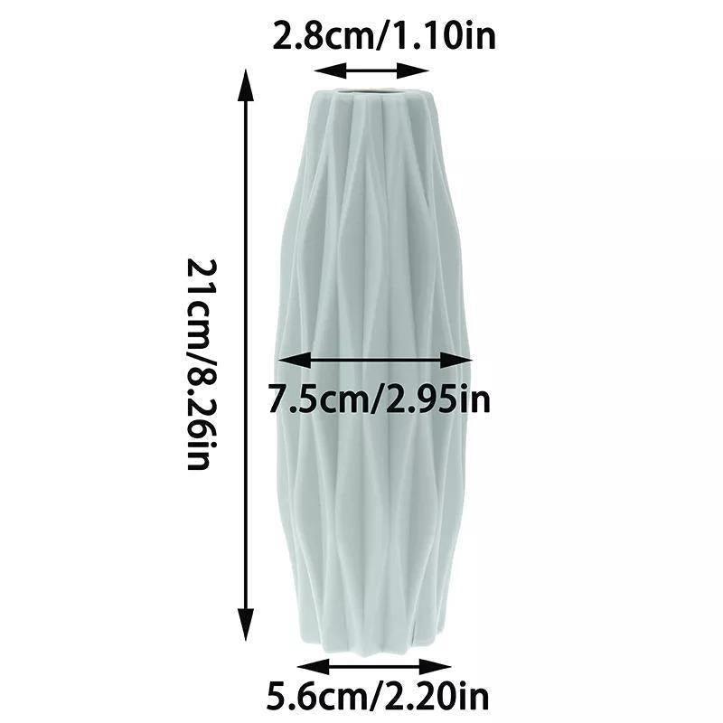 Angular Slim Floral Vase