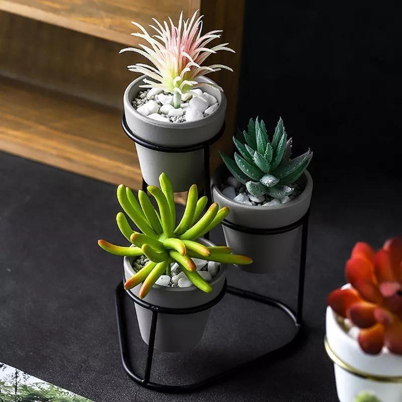 Ceramic Planters with Stand