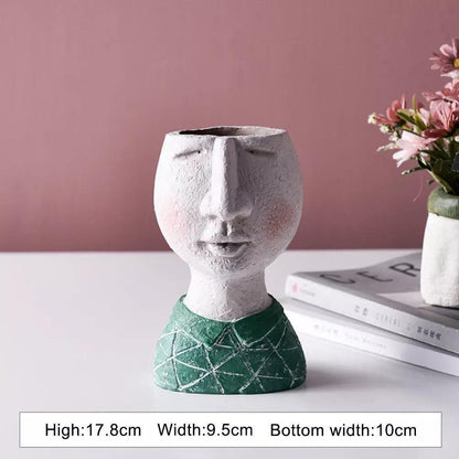 Persona Caricature Sculpture Pot