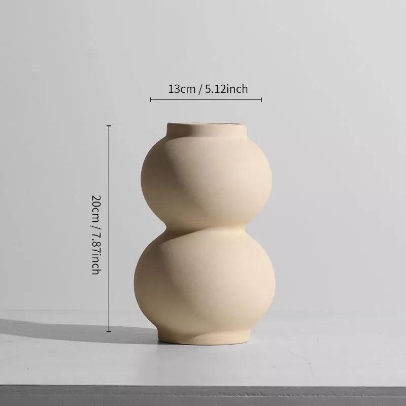 SereneStone™ - Contemporary Ceramic Vase Set