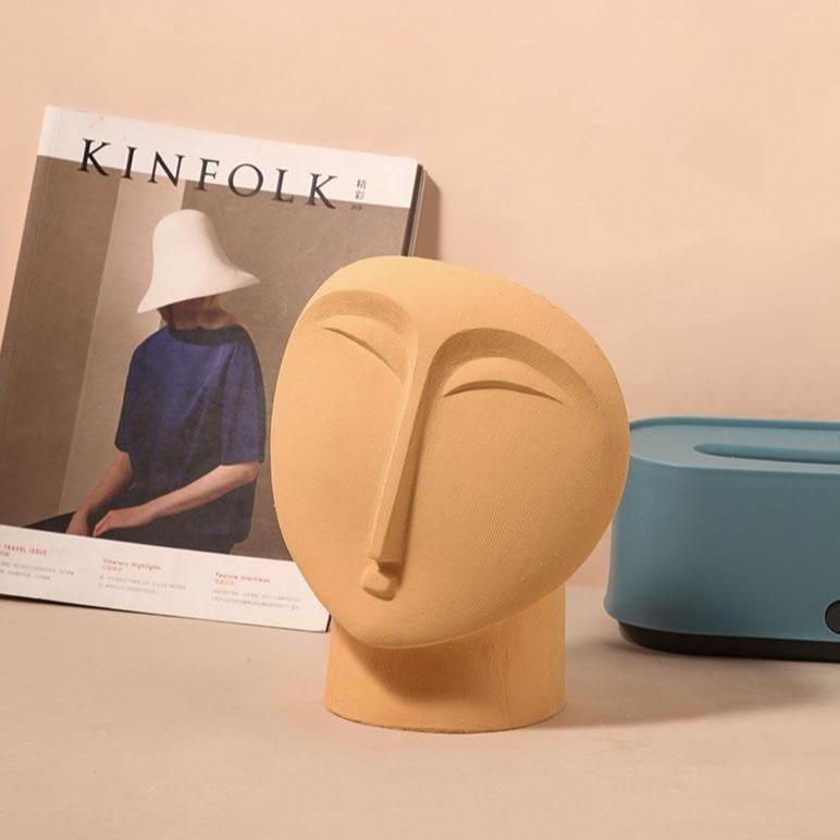 Genevieve Abstract Face Vessels