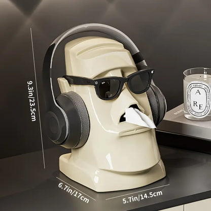 Moai Box™ - Tissue & Storage Accent