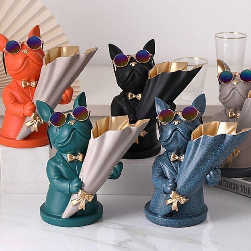 Frenchie Bulldog Woof Vase