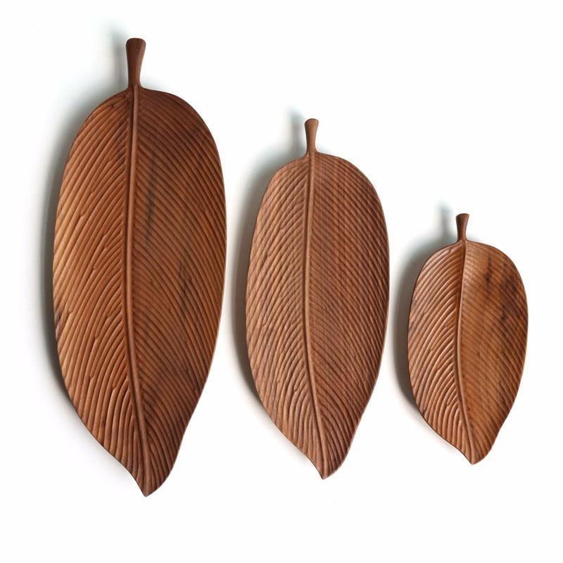 Leaf Wooden Serving Trays