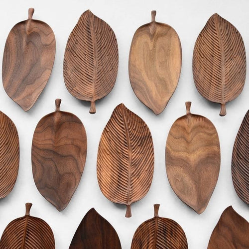 Leaf Wooden Serving Trays