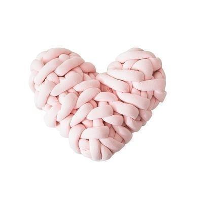 Valentine Heart Chunky Twist Throw Pillow Cushion