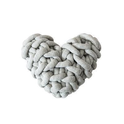 Valentine Heart Chunky Twist Throw Pillow Cushion