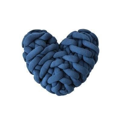 Valentine Heart Chunky Twist Throw Pillow Cushion