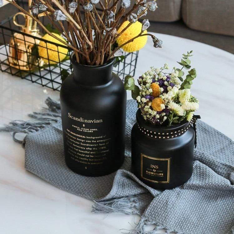 Black Midnight Vase