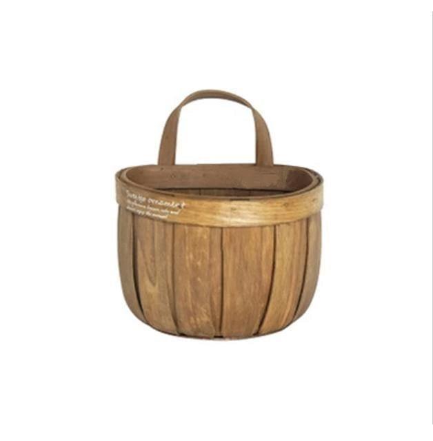 Parisian Wood Planter Storage Bin