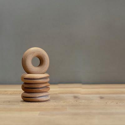 Wooden Bagel Clip