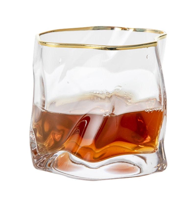 Transform Texture Whiskey Glass Duo