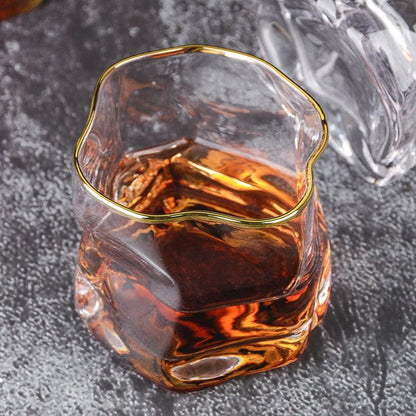 Transform Texture Whiskey Glass Duo