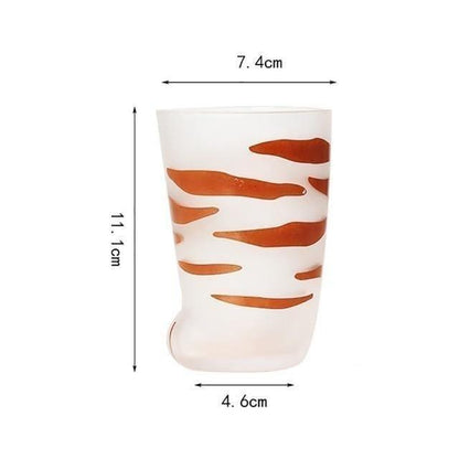 Feline Paw Glass Cups