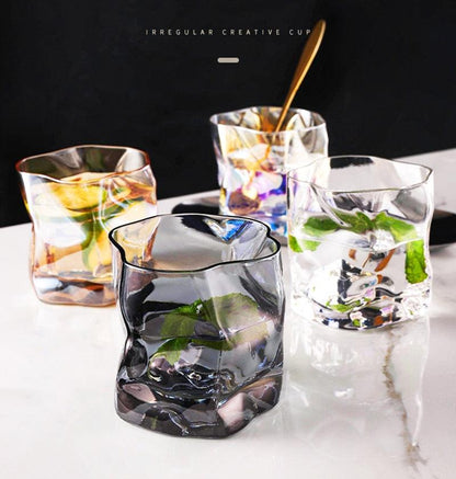 Transform Texture Whiskey Glass Duo