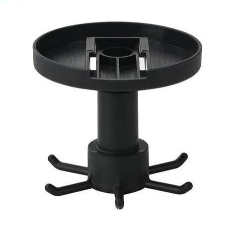 Under-Counter Rotating Kitchen Utensil Storage 6-Hook Organizer