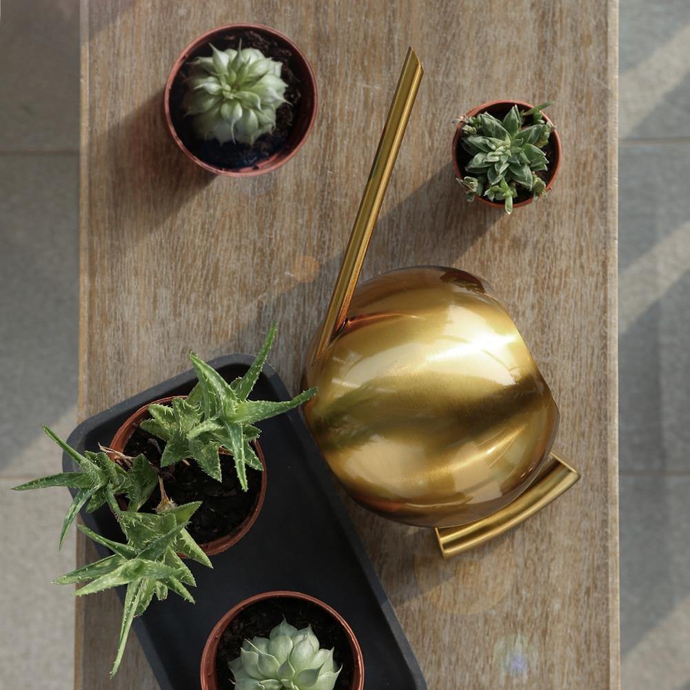 Round Flexible Stainless Steel Watering Can