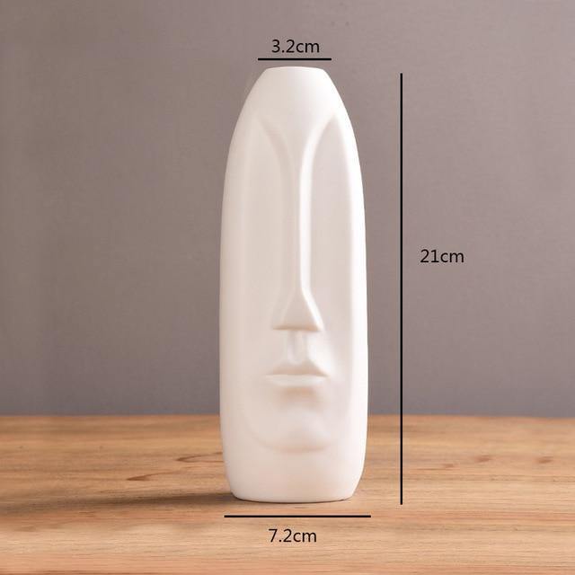 ElongaFace™ Ceramic Vase