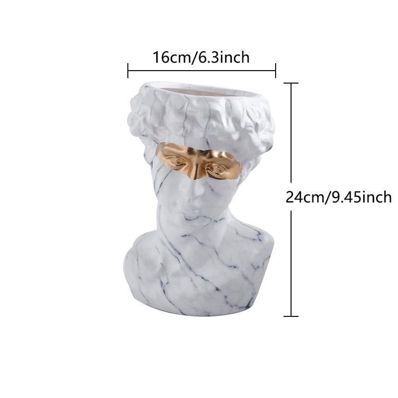 Majestic David - Ceramic Planter Sculpture