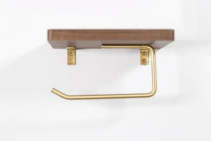 Versatile Wooden Toilet Roll Organizer