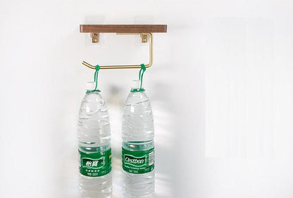 Versatile Wooden Toilet Roll Organizer