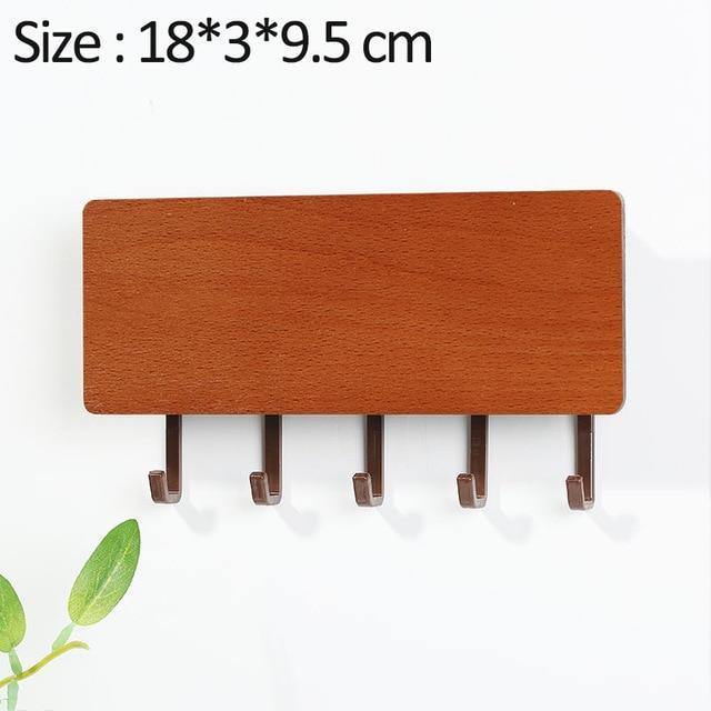 Wooden Key Hanger Wall Rack