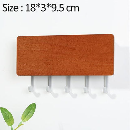 Wooden Key Hanger Wall Rack