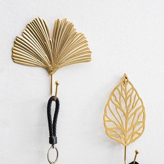 Nature's Foliage Metal Wall Hooks