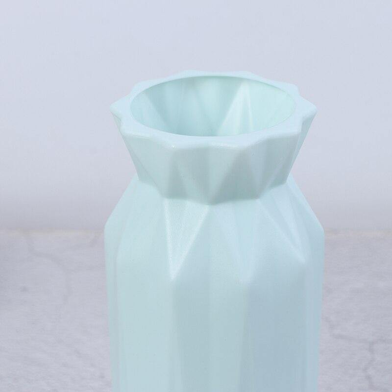 Angular Geometric Floral Vase