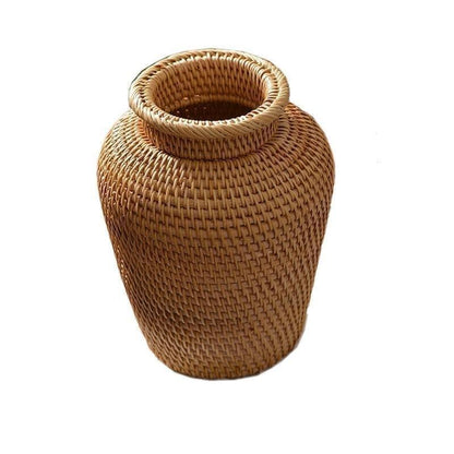 Ella Rattan Vase