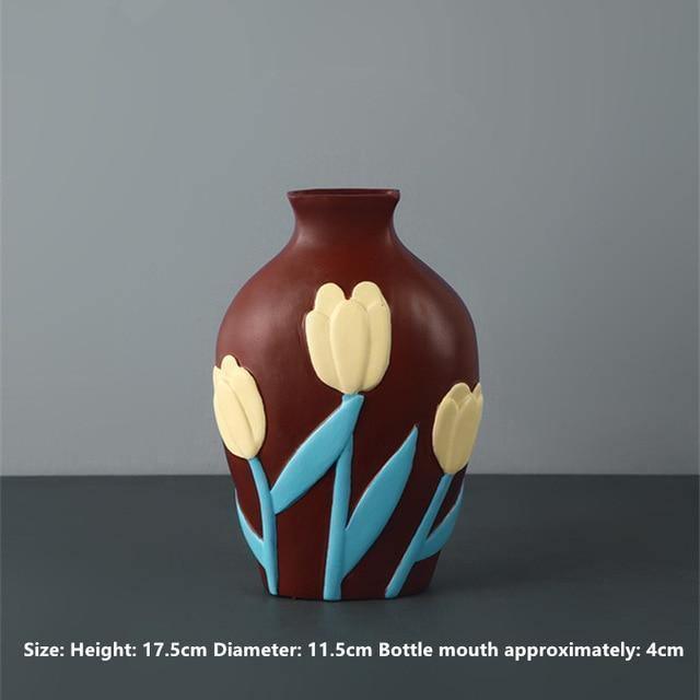 Colorful Ceramic Flower Vases