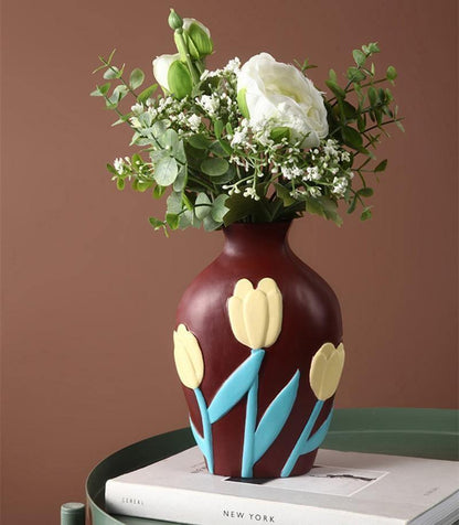 Colorful Ceramic Flower Vases