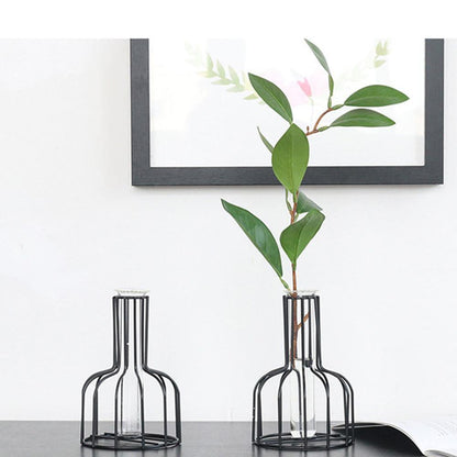Vase with Test Tube and Iron Stand