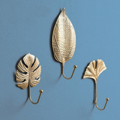 Nature's Foliage Metal Wall Hooks