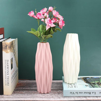 Angular Slim Floral Vase