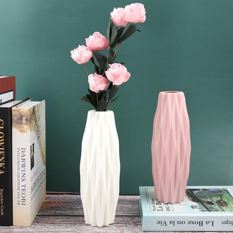 Angular Slim Floral Vase