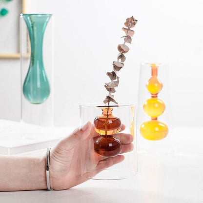 Elegant Glass Bubble Vases