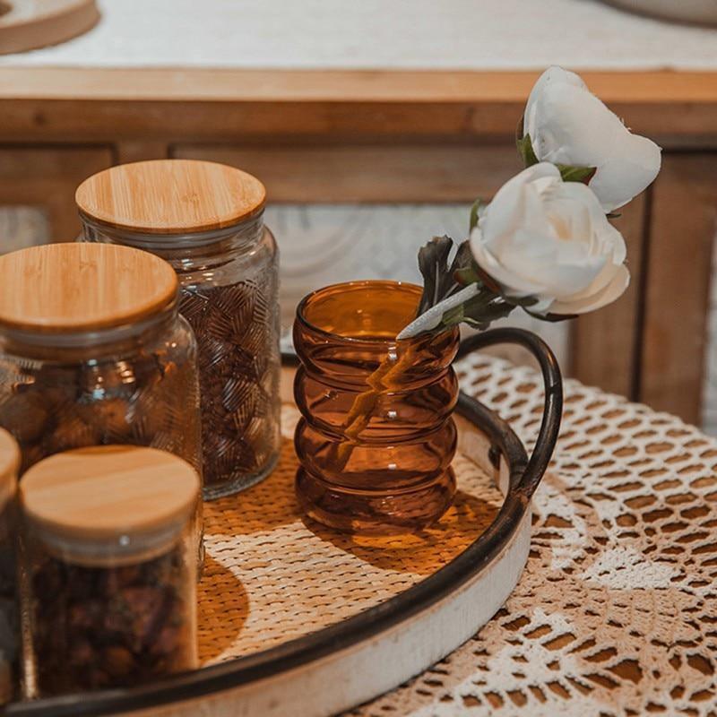 Vibrant Bubble Glass Beverage Cups