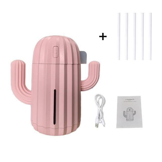 Compact Cactus LED USB Humidifier