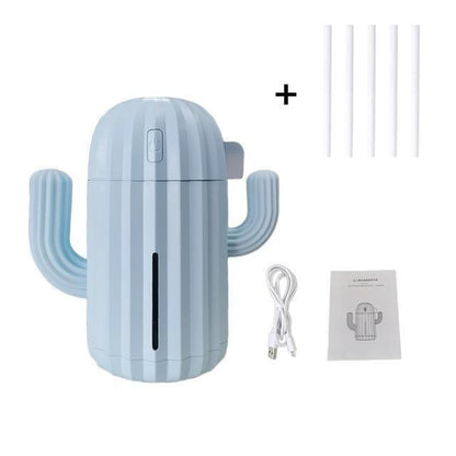 Compact Cactus LED USB Humidifier