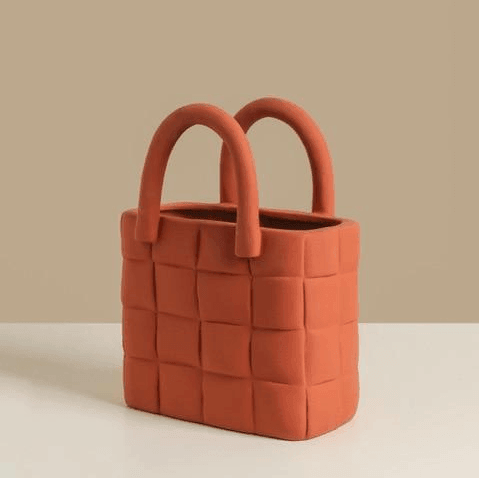 Woven Elegance Garden Vase