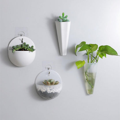Angular Suspended Wall Planter