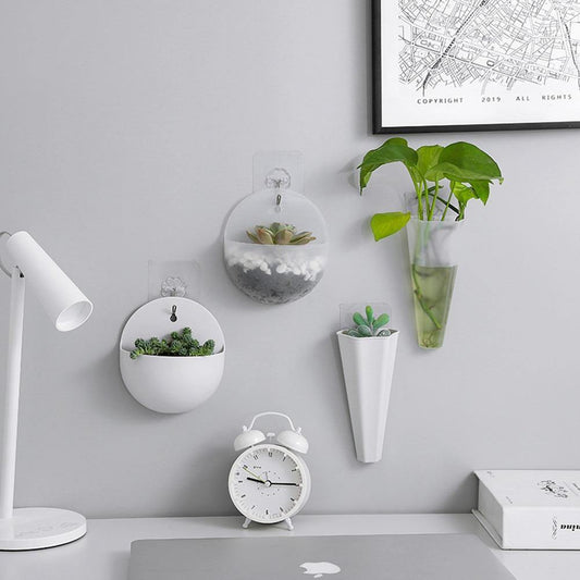 Angular Suspended Wall Planter