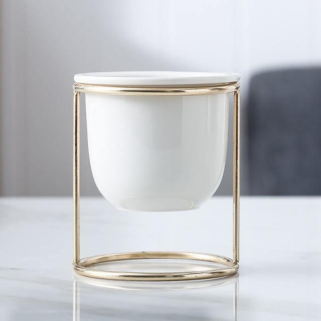 Regal Marble Ceramic Planter