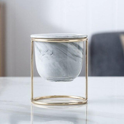 Regal Marble Ceramic Planter