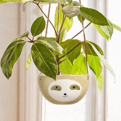 Lazy Ceramic Hanging Succulent Planter