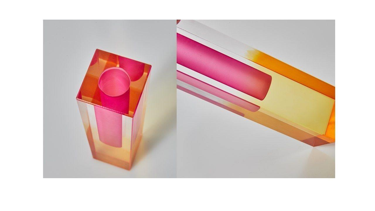 Radiant Prism Acrylic Vase