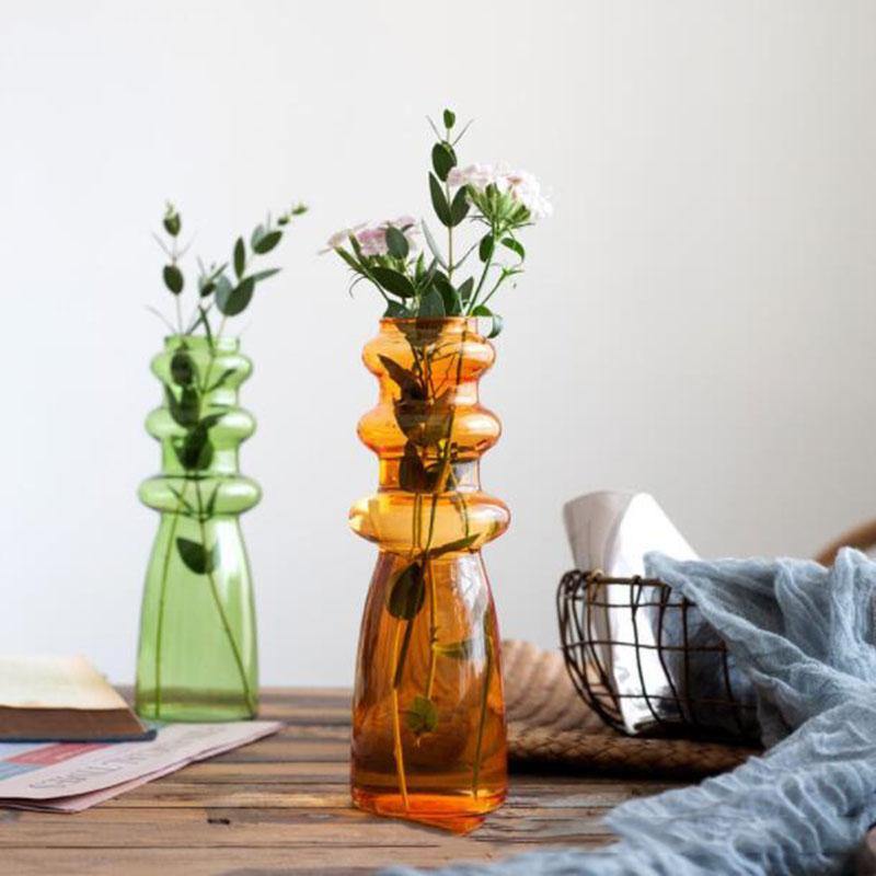Elegant Glass Bubble Vases